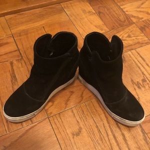 Suede High Top Sneakers
